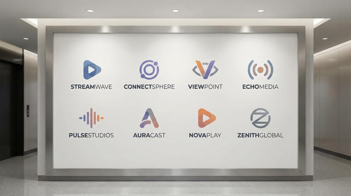 国产视频合作品牌Logo墙